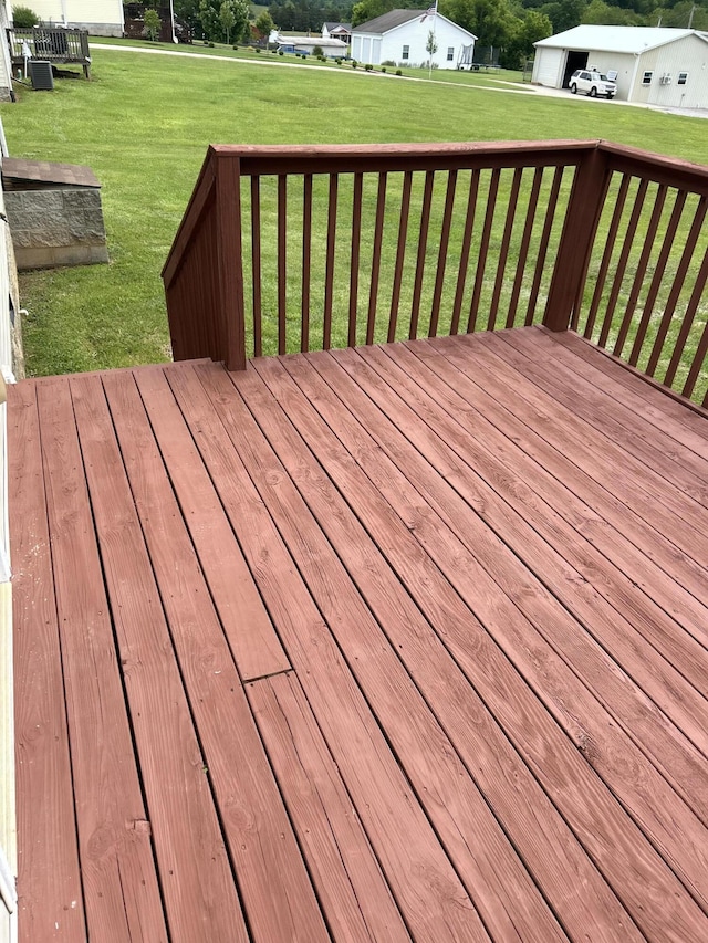 1465 Blaze Valley Rd, Somerset, KY 42501 - wooden deck with a lawn