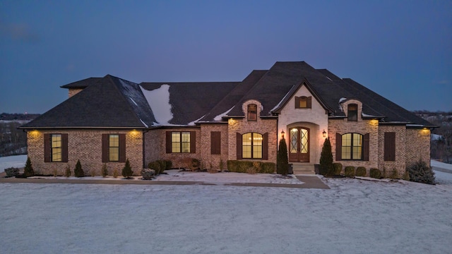 view of french provincial home