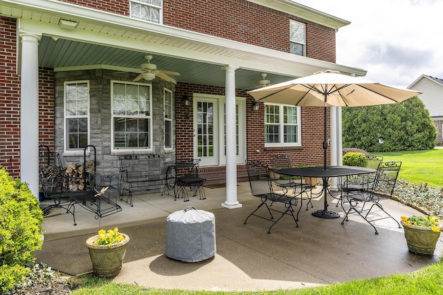 view of patio