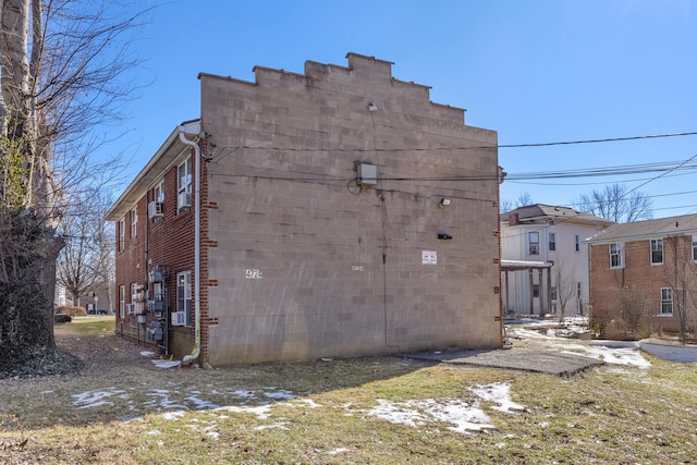 view of side of property