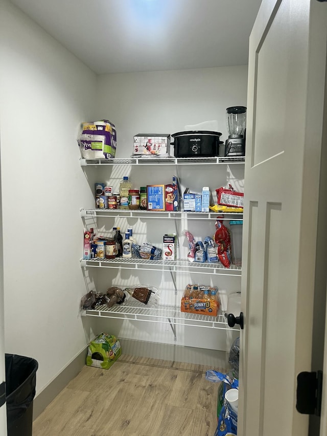 view of pantry