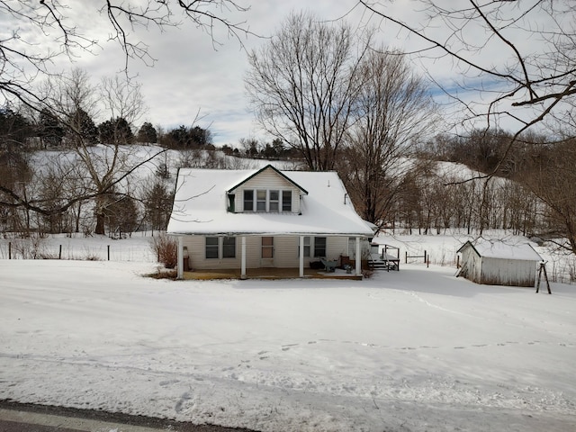 view of front of property