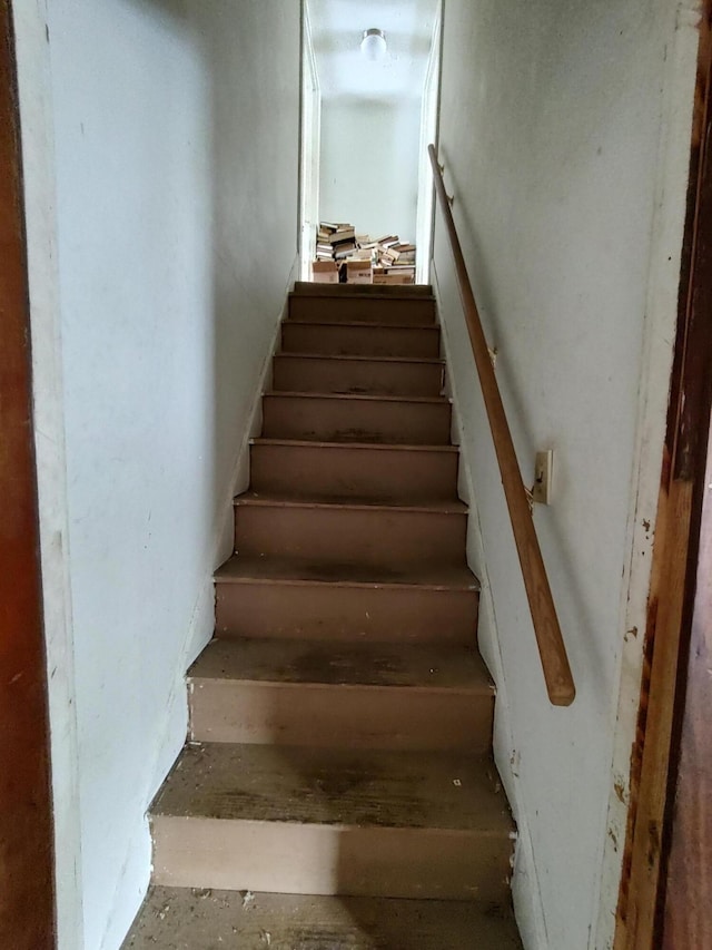 view of stairs