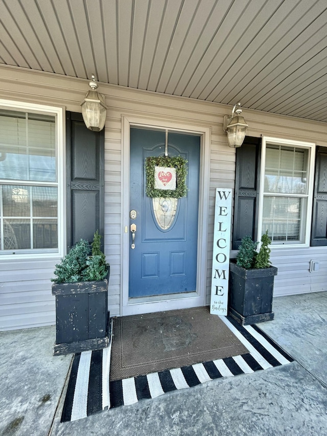 view of entrance to property