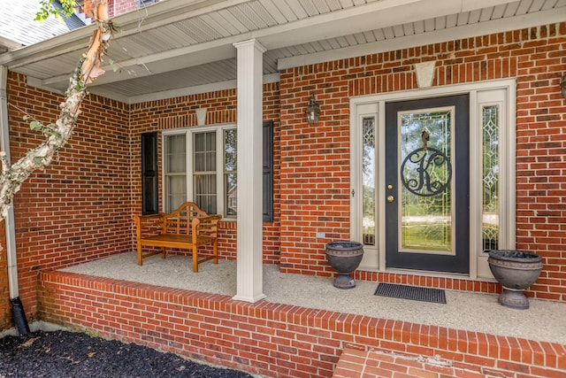 2040 Indigo Dr, Richmond, KY 40475 - entrance to property with a porch and brick siding