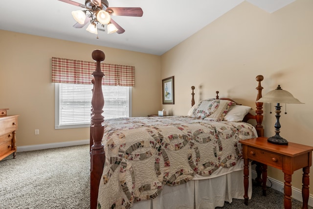 2040 Indigo Dr, Richmond, KY 40475 - carpeted bedroom featuring baseboards and ceiling fan