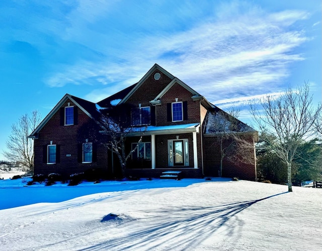 2040 Indigo Dr, Richmond, KY 40475 - traditional-style home with brick siding and covered porch