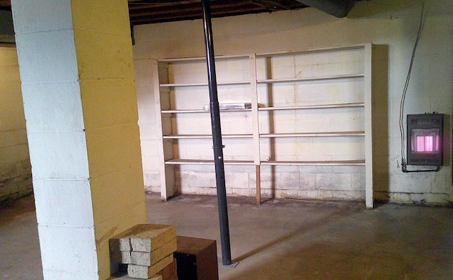 view of basement