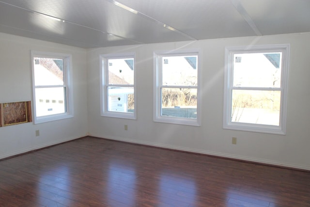 bonus room featuring dark hardwood / wood-style flooring