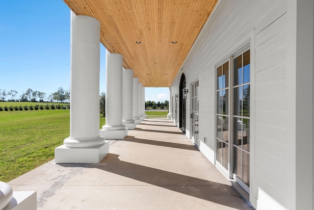 view of patio