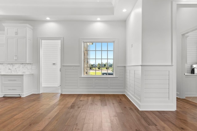 interior space with light wood-type flooring