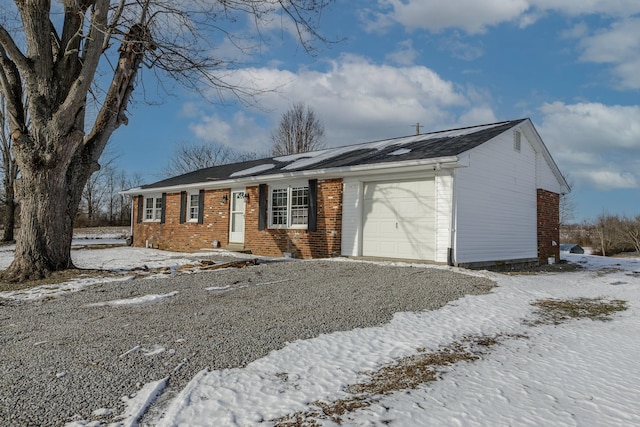 ranch-style house with a garage