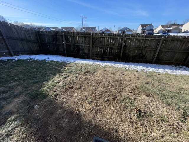 view of yard with central air condition unit