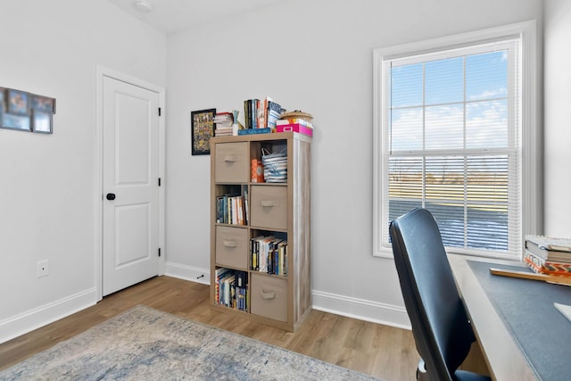 288 Liam Way, Paint Lick, KY 40461 - office space featuring plenty of natural light, wood finished floors, and baseboards