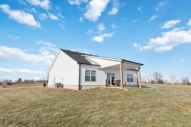 288 Liam Way, Paint Lick, KY 40461 - rear view of house featuring a yard, a patio area, and cooling unit