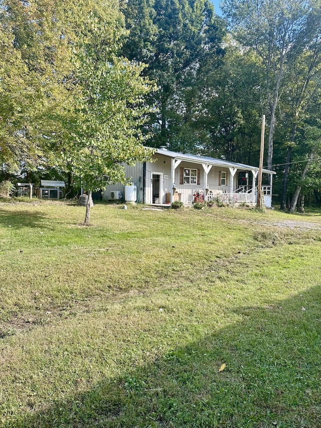 exterior space featuring a porch