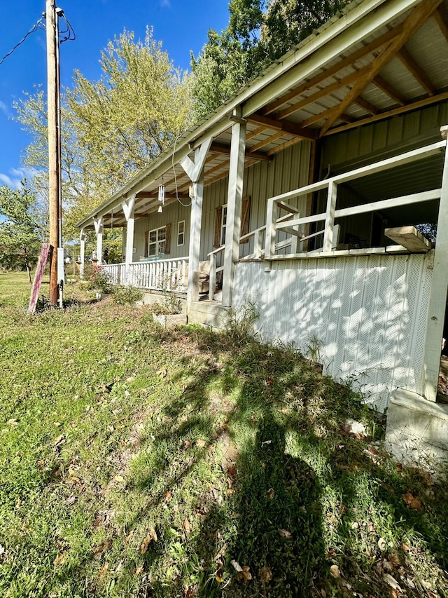 exterior space featuring an outdoor structure