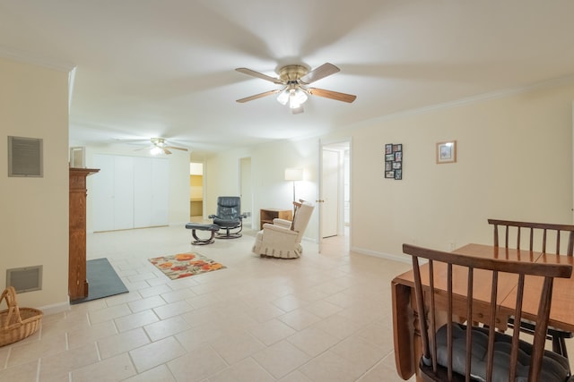 bedroom featuring crown molding