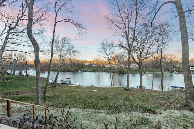 property view of water