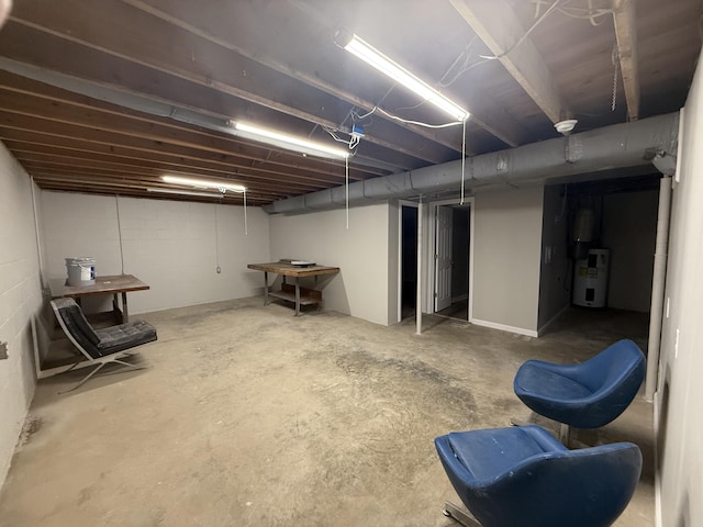 106 Liberty Ave, Berea, KY 40403 - below grade area featuring electric water heater