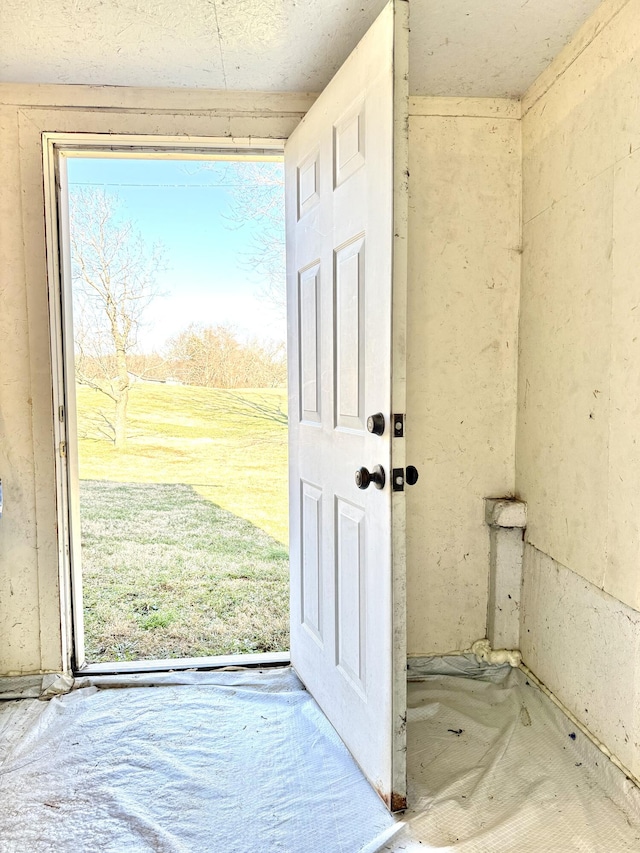 view of doorway to outside