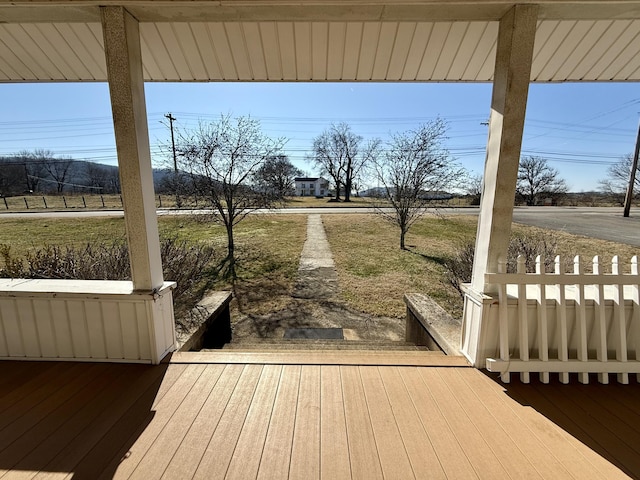 428 Columbia Ave, Monticello, KY 42633 - view of wooden terrace