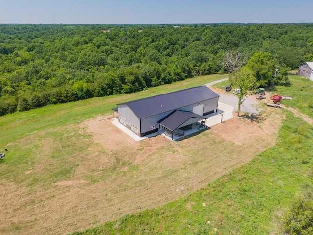 1473 Baker Ridge Rd, Willisburg, KY 40078 - view from above of property featuring a forest