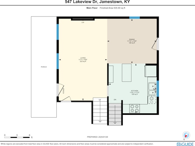 547 Lakeview Dr, Jamestown, KY 42629 - home floor plan