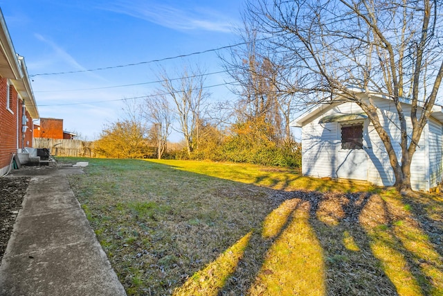 view of yard