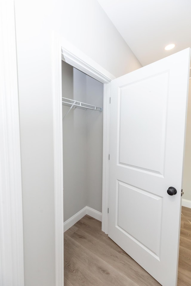 view of closet