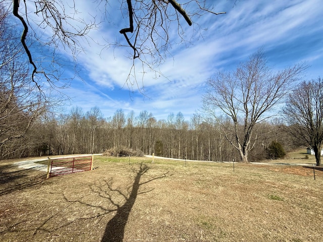 view of home's community with a view of trees