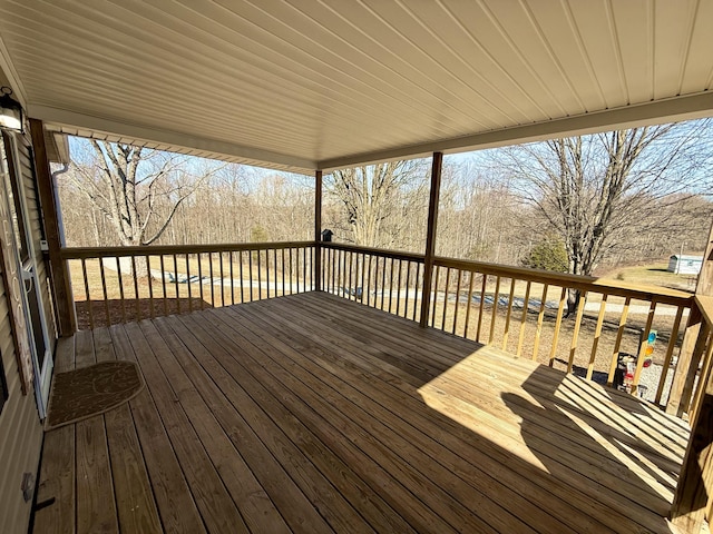 view of deck