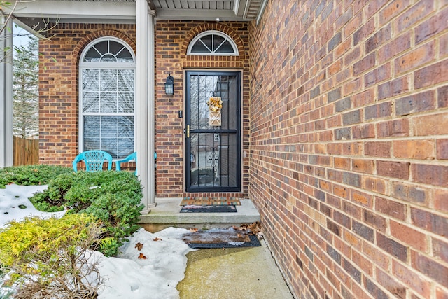 view of entrance to property