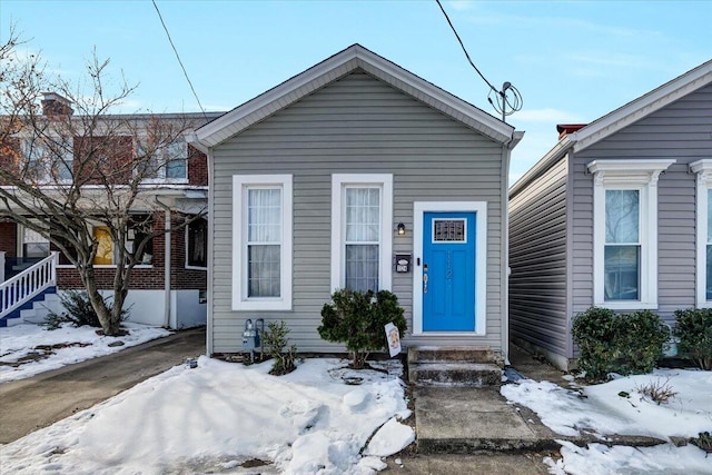 view of bungalow-style house