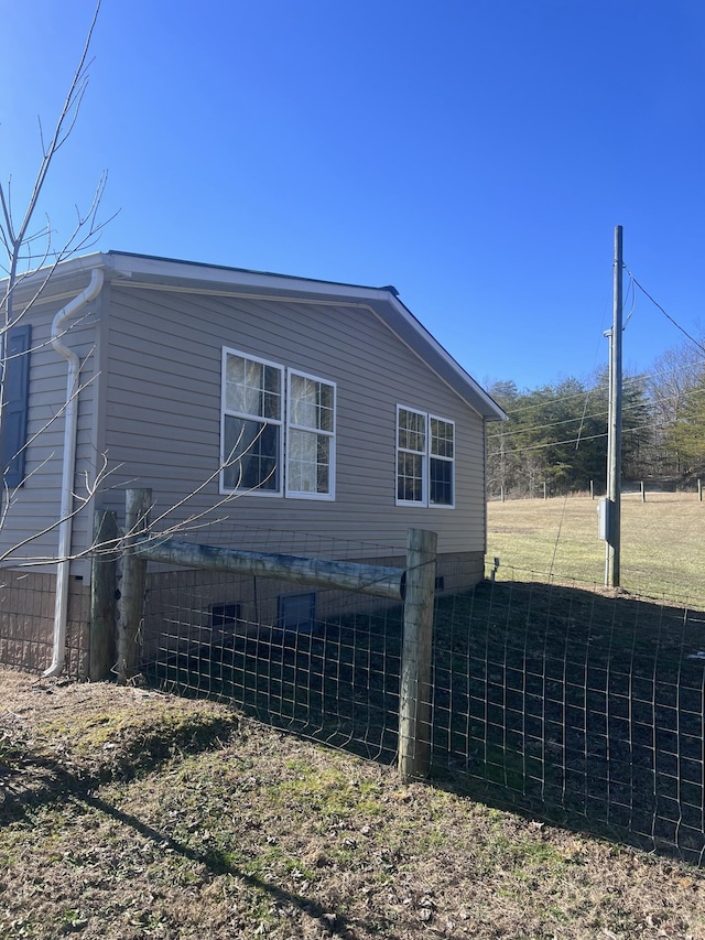 view of property exterior