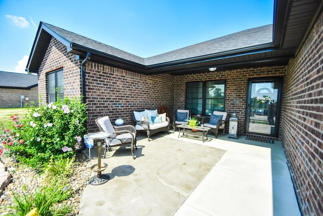 view of patio / terrace featuring outdoor lounge area