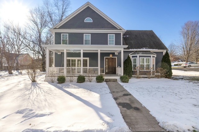 view of front of house featuring a porch