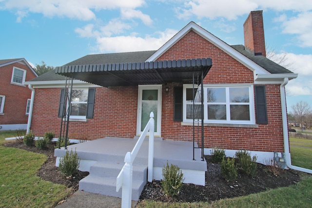 view of front of home