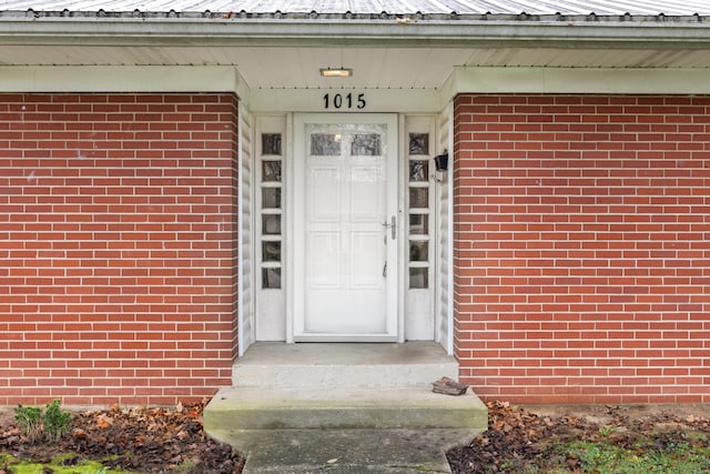 view of property entrance