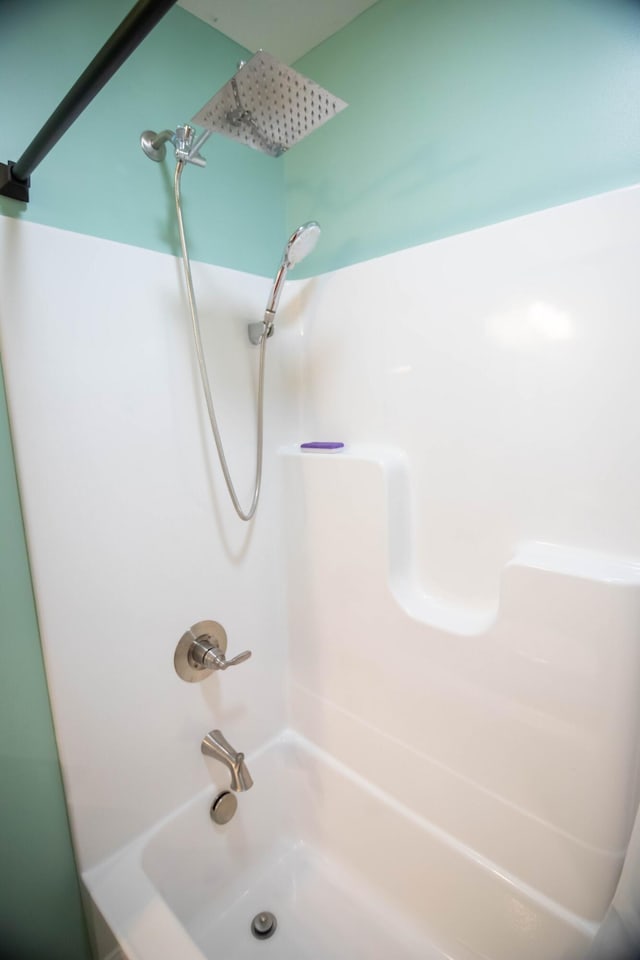 bathroom featuring tub / shower combination