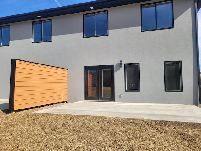 back of house featuring a patio area