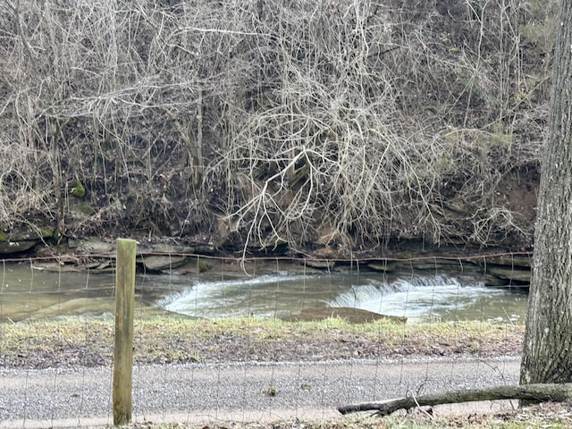 view of water feature