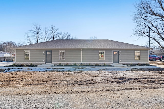 view of front of property