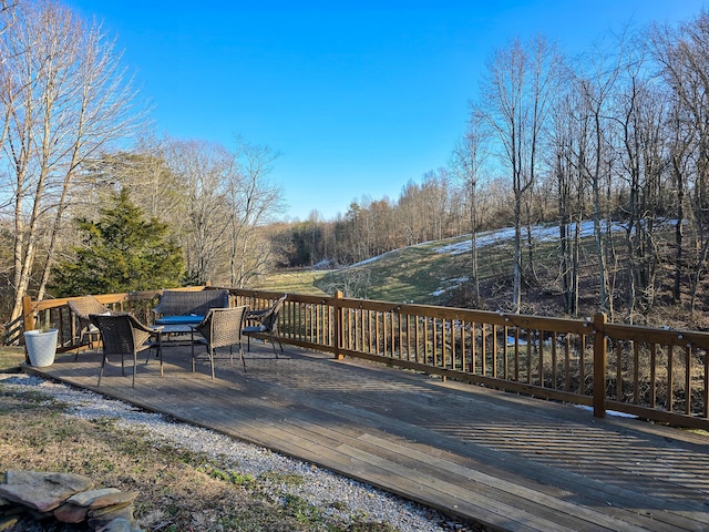 view of deck