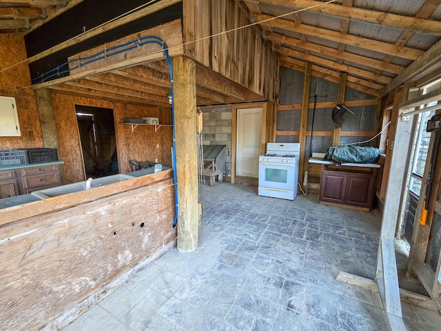 view of stable with sink