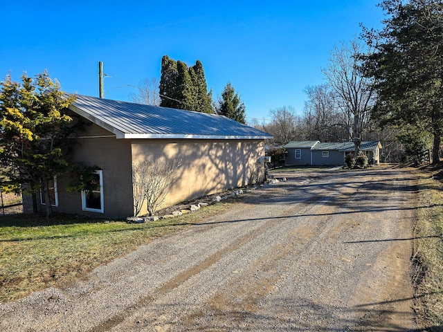 view of home's exterior