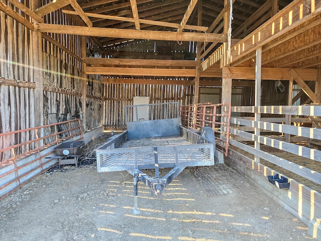 view of stable