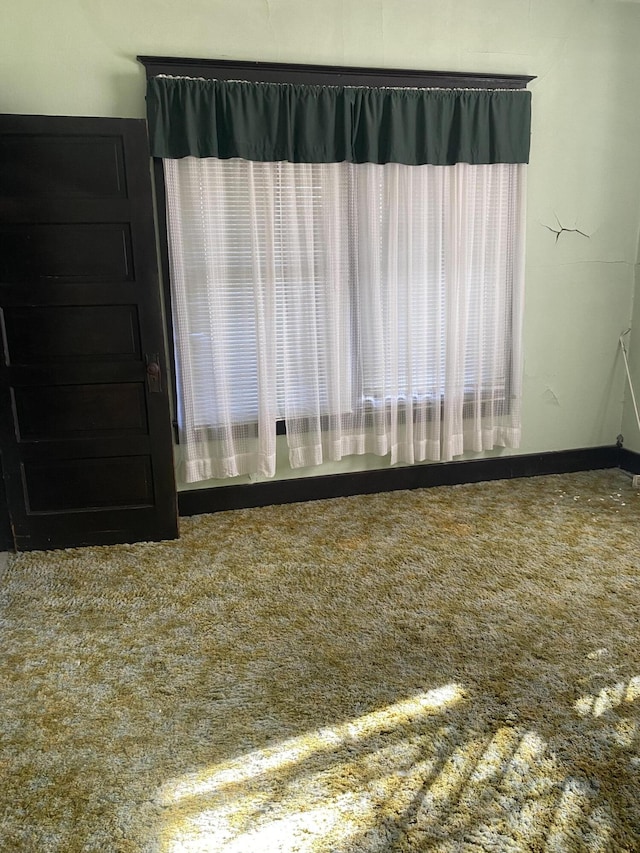 spare room featuring carpet floors