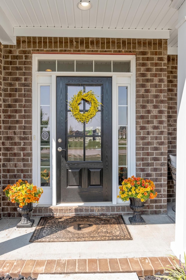 view of property entrance