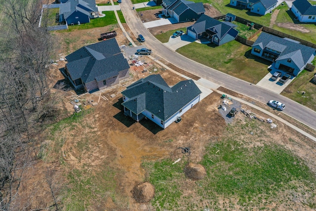 drone / aerial view featuring a residential view